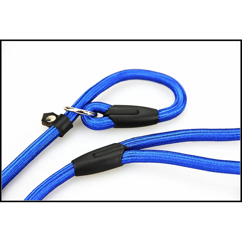 

1.2m Pet Collar Leash High Quality Nylon Leash Head Durable Dog Hiking Leash Leash For Small Dogs Large Dog Leash With P Chain