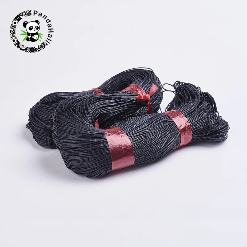 

pandahall 1 Bundle Chinese Waxed Cotton Cord for Jewelry Making Stringing Materials Accessories Handicraft Tool 0.7mm 6 Colors