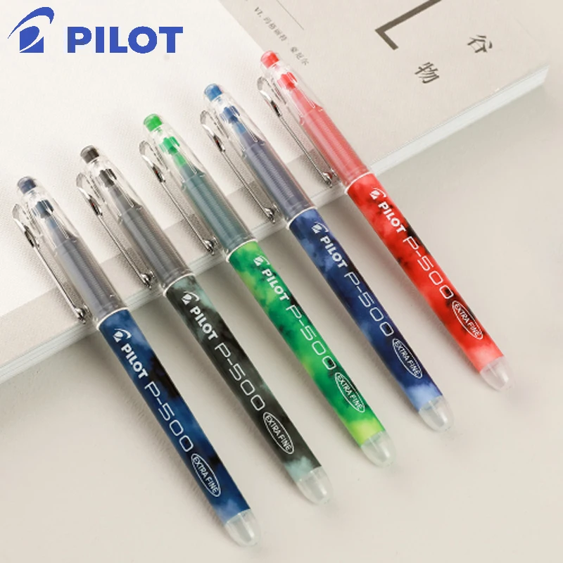 

1~3pcs PILOT P500 gel pen superfine ballpoint pen waterproof color pigment type stationery office material escolar