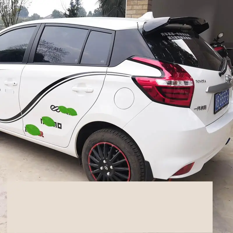 

Part Modified Aleron Trasero Auto Roof Car Wing Spoiler 2014 2015 2016 2017 2018 2019 2020 FOR Toyota Vios Yaris Hatchback