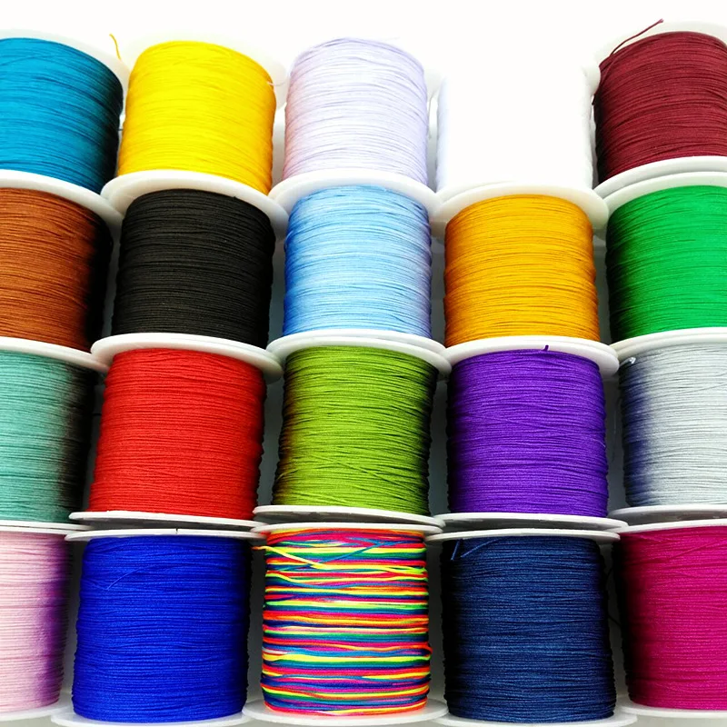 45 метров 0 8 мм нейлоновый шнур нить для вышивания бисером ювелирные украшения в