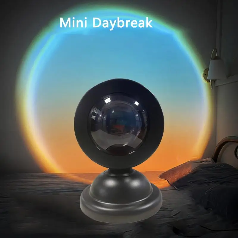 Светодиодный проектор лампа Sun Never Set проекция USB атмосфера миниатюрная