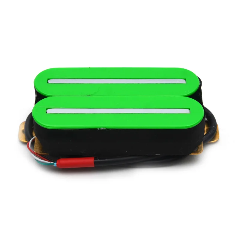 Хамбакер Для электрогитары с двойным направляющим 57 мм стальным полюсом зеленый