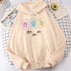 Толстовка Kaiji мужская с принтом карточки, мягкая удобная уличная одежда, термохуди, винтажный свободный Свитшот оверсайз