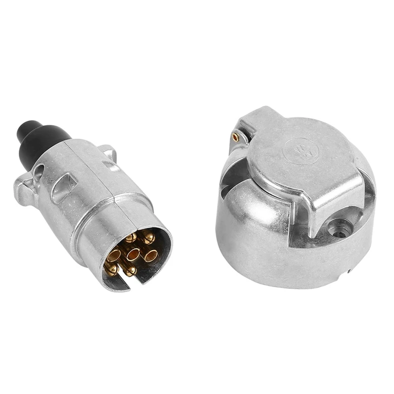 Trailer Socket 7Pin 12N Type Connector Car Accessories 7 Way Metal | Автомобили и мотоциклы