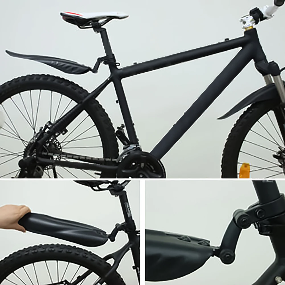Bicycle Fender For Mountain Bike Front Rear Plastic Splash Guard Mudguards Set Mudgua | Спорт и развлечения
