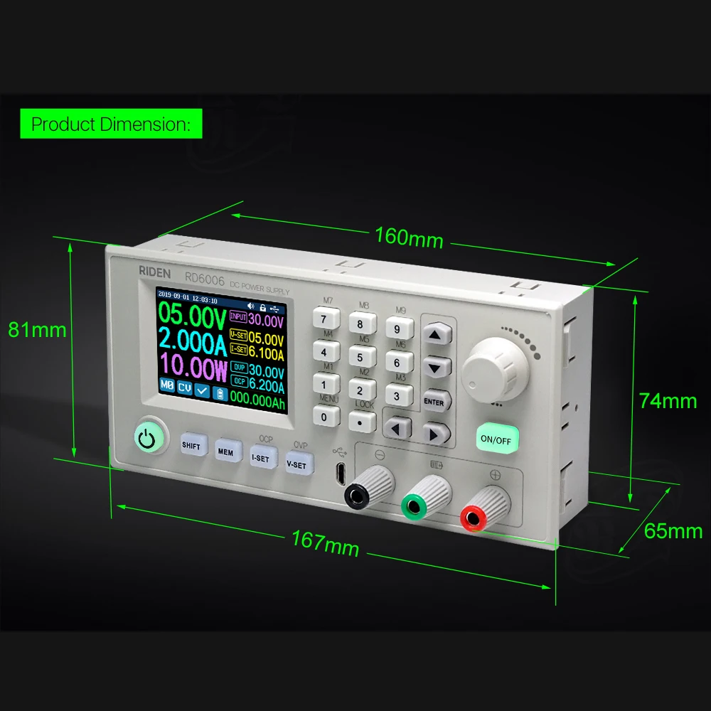Понижающий модуль питания RD RD6006 RD6006W USB Wi-Fi DC - напряжение преобразователь