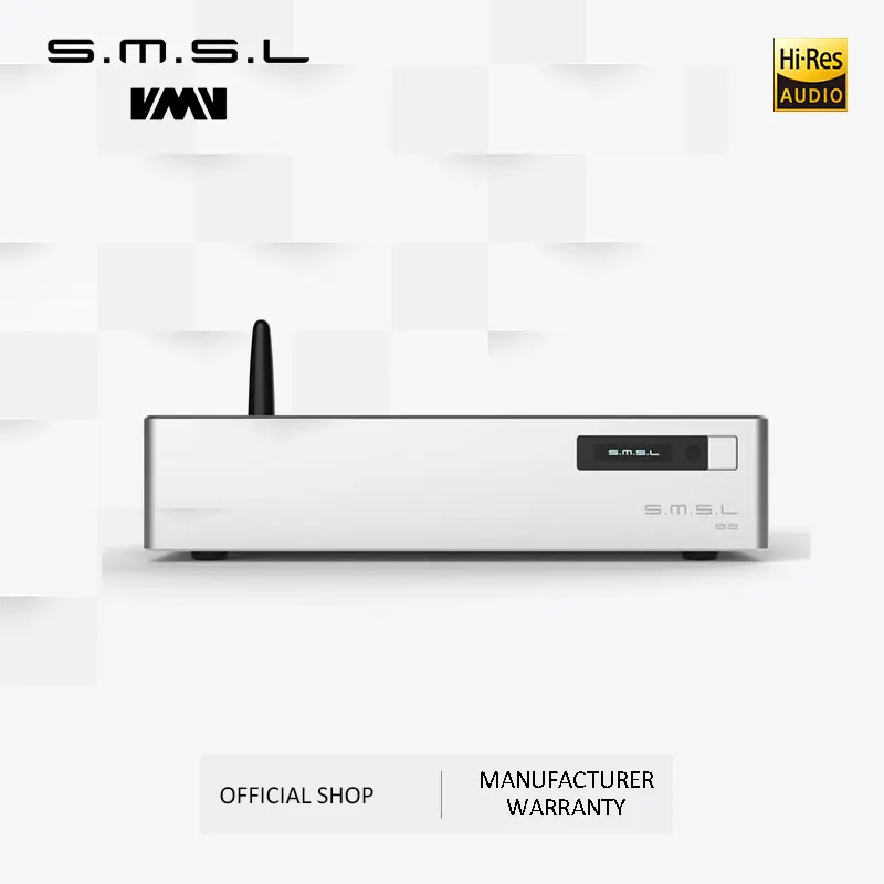 SMSL B2 USB интерфейс Высокая точность часы источник Bluetooth цифровой интерфейс к ies коаксиальный/оптический/AES/BNC