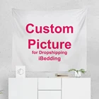 Гобелен на заказ, подвесные гобелены с принтом, настенные гобелены на заказ, декор для гостиной, настенная ткань, печать фото сделай сам, Прямая поставка