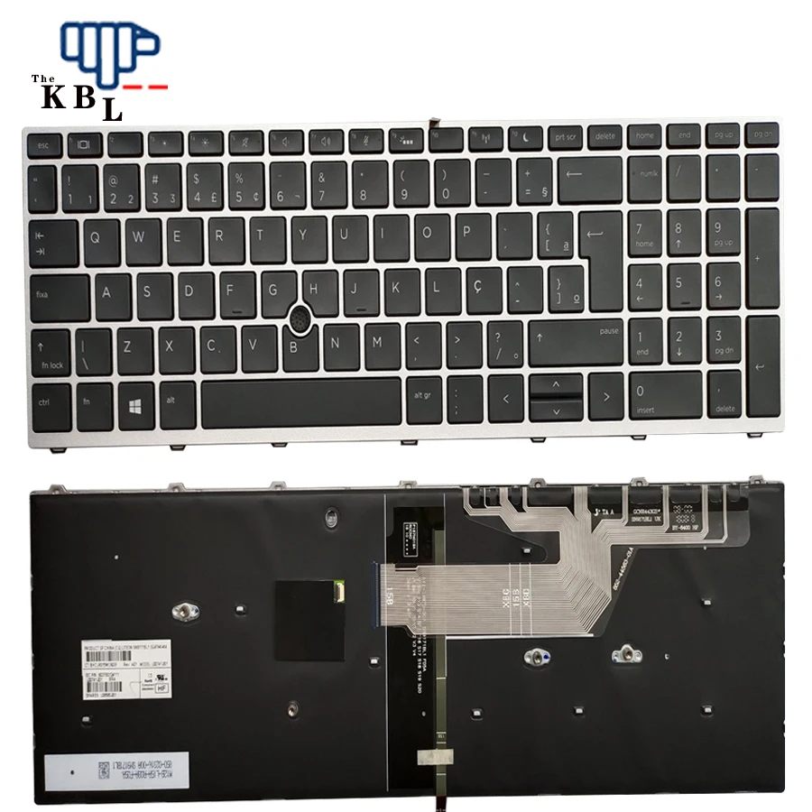 Новый бразильский язык для HP Probook 650 G4 G5 внутренняя сменная Клавиатура ноутбука |