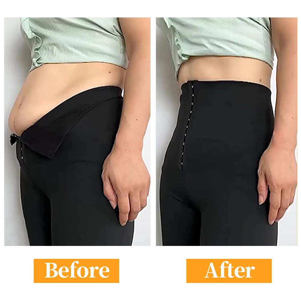 Women's High Waist Tummy Control Slimming Leggings Corset Belt Yoga Pants Waist Trainer Girdle Panties for Women