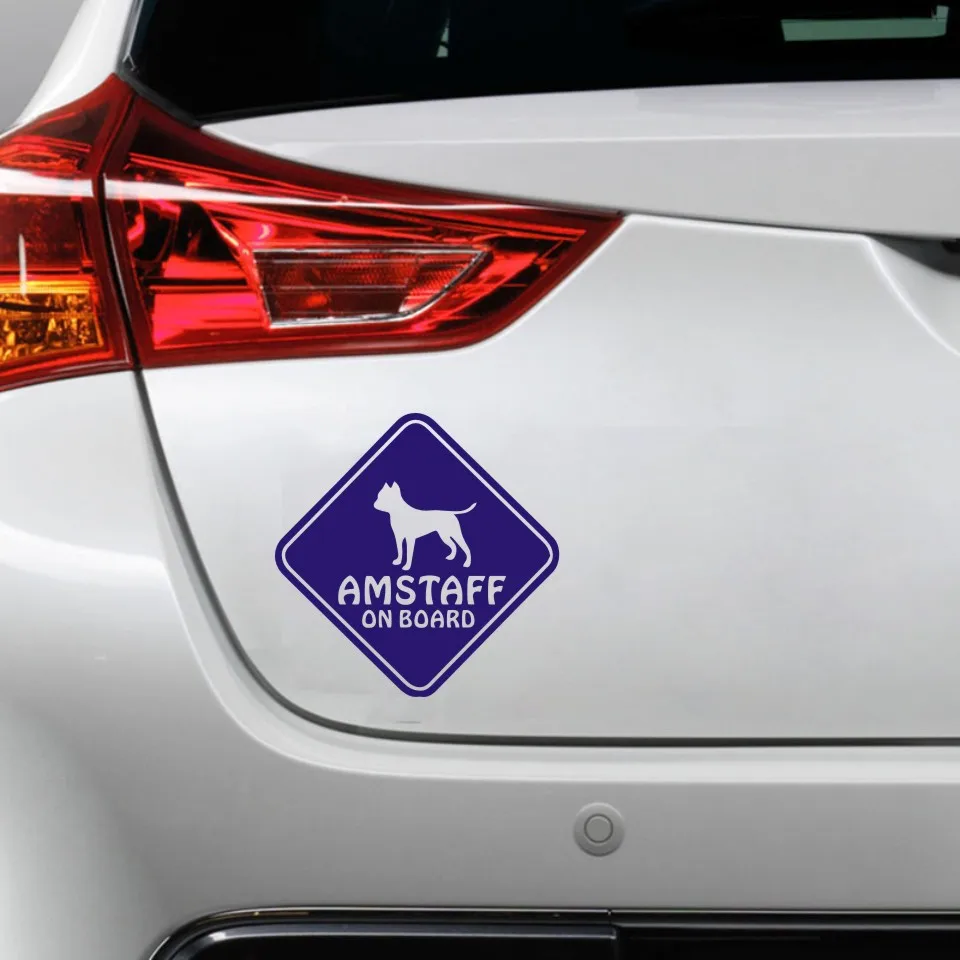 15x15 см AMSTAFF на борту наклейки и Переводные картинки для кузова собаки украшение