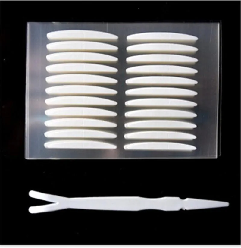 New 11 Pairs Invisible Double Eyelid Tape Sticker Beautiful Eyes Reflective Stickers For Women | Красота и здоровье
