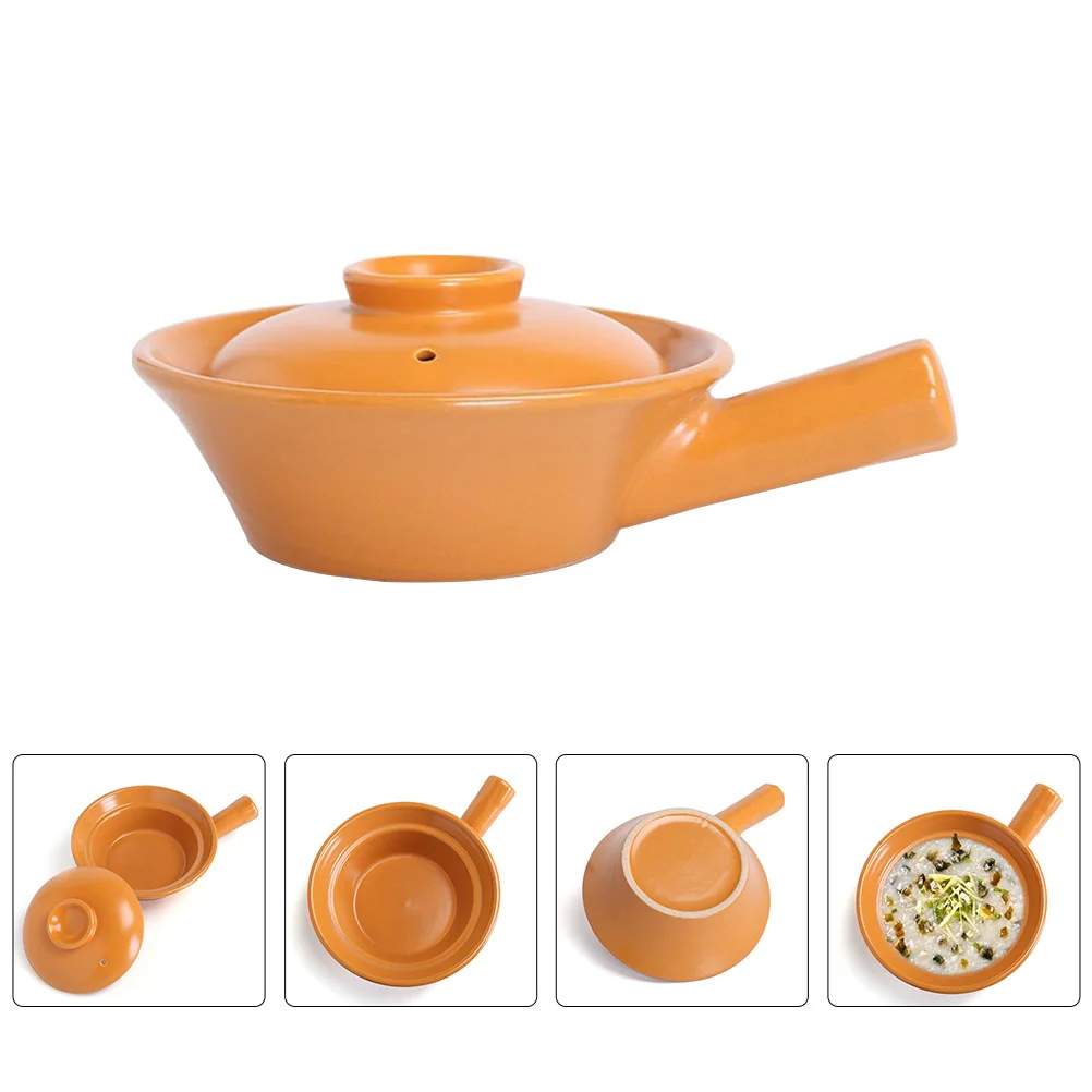 

Soup Pot with Handle Soup Casserole Rice Pot Cooking Pot Kitchen Supply