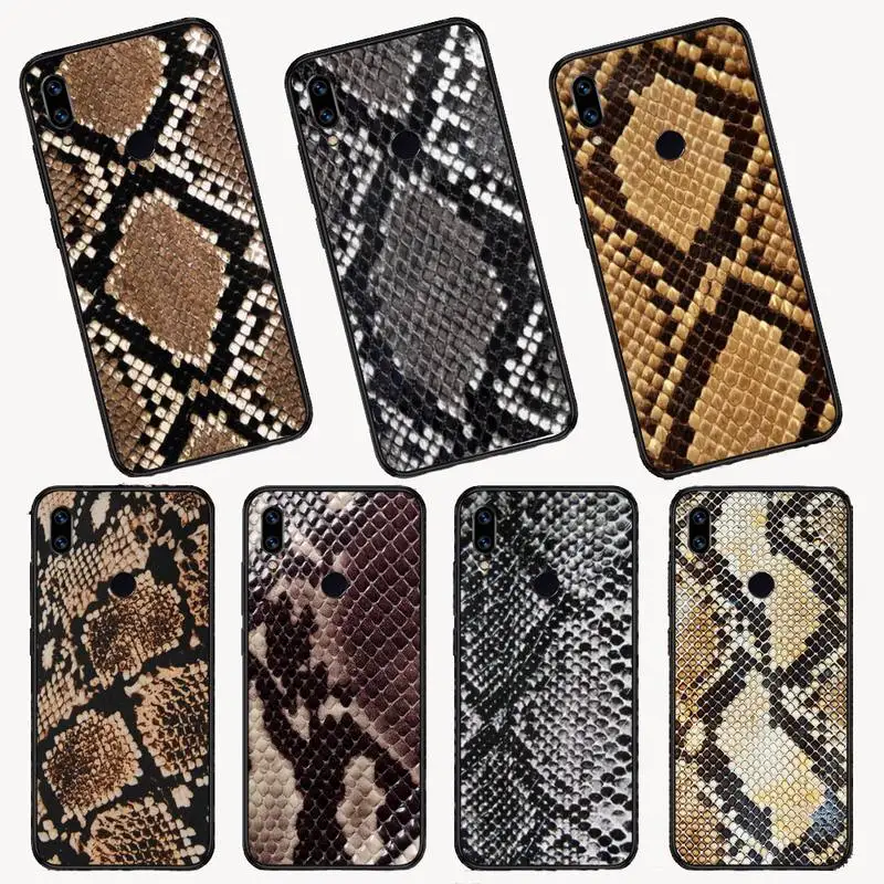 Змеиная кожа животное ужас Viper Мягкий Силиконовый ТПУ чехол для телефона Xiaomi Redmi
