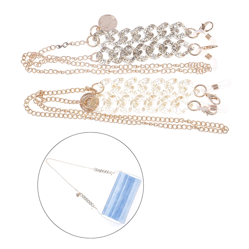 

Fashion Eyeglasses Chain For Women Retro Acrylic Sunglasses Lanyards Eyewear Chains Cord Holder Neck Strap