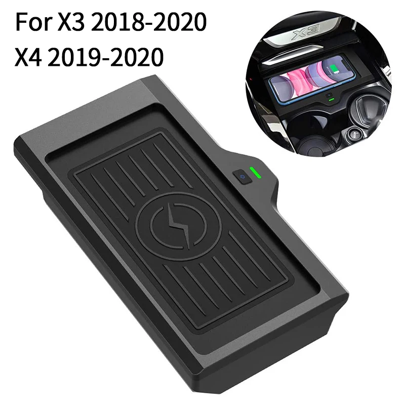Беспроводное зарядное устройство для телефона BMW X3 2018 2019 2020 X4 центральная консоль