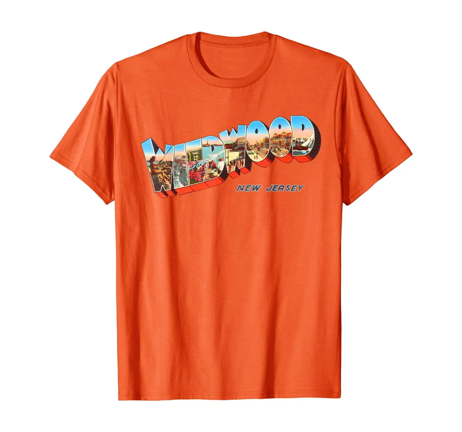 

Wildwood New Jersey NJ Vintage Retro Souvenir T-Shirt