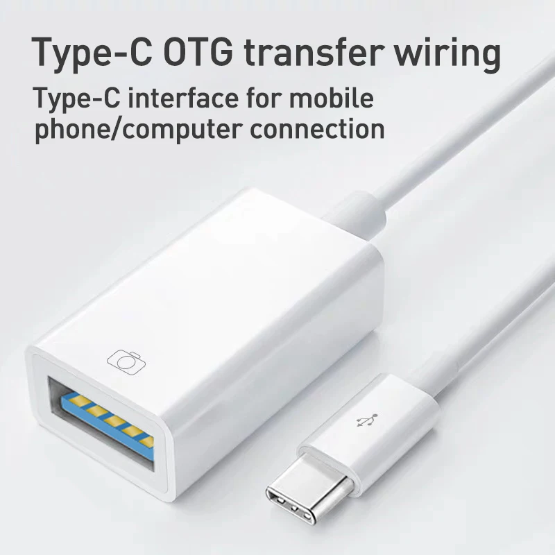 

USB2.0 To Type C OTG Adapter U Disk Mouse Keyboard Type C OTG Transfer Wiring Interface For Mobile Phone Computer Connection
