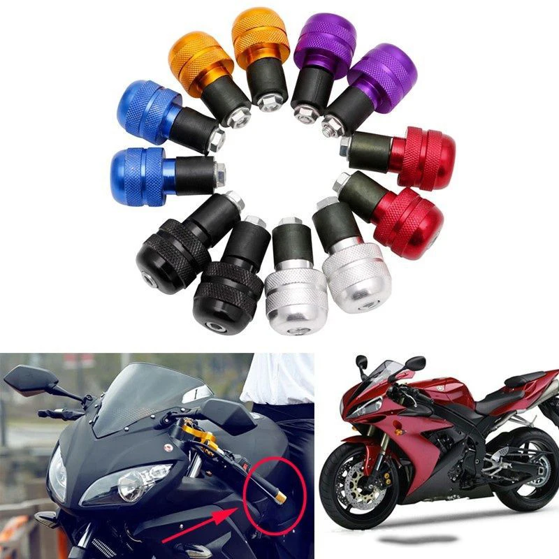 

Motorcycle Handle Bar End Weight Handlebar Grips Cap Anti Vibration Solder Plug For 22mm Yamaha Kawasaki honda Dirt Bike Parts