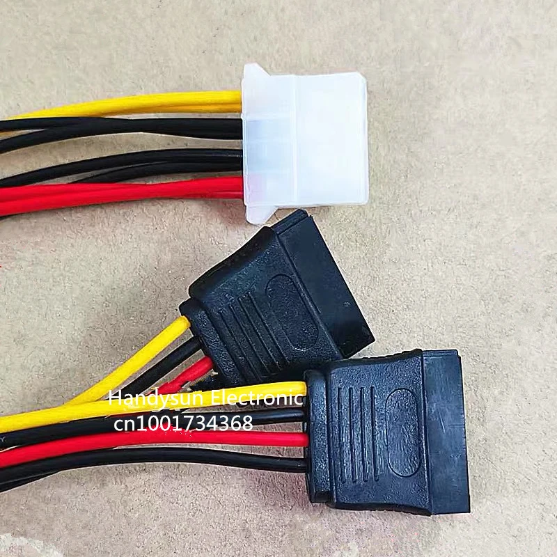 4 контактный разъем IDE Female Molex на 2 гнезда Serial ATA SATA Двойной 15 Y образный сплиттер