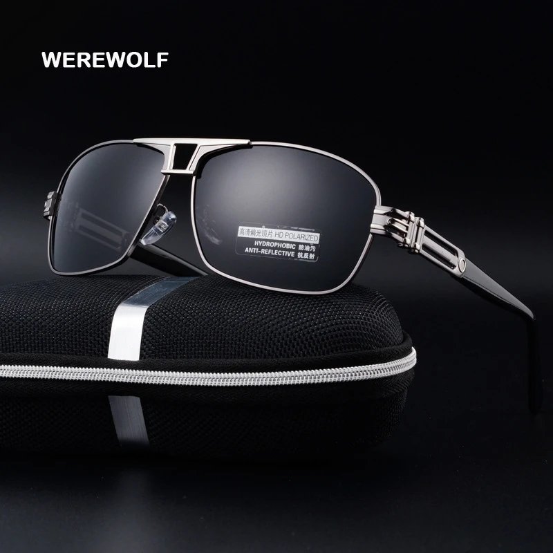 Мужские солнцезащитные очки с поляризацией брендовые крутые для вождения