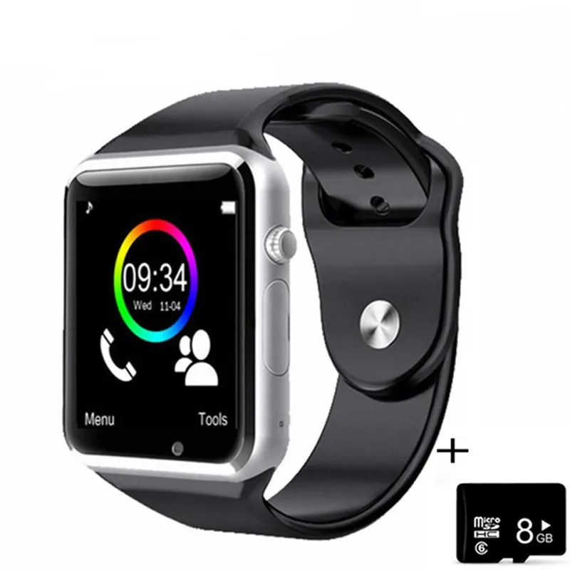 A1 наручные часы Bluetooth Смарт часы телефон фитнес Шагомер SIM Камера Smartwatch для apple Android Facebook Whatsapp дети ребенок