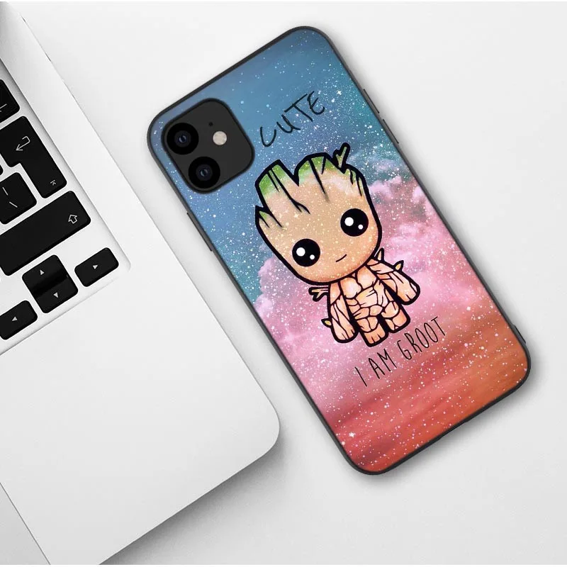 Мягкий Черный силиконовый чехол для телефона с человеком-пауком для iPhone 11Pro Max Deadpool, крутой чехол для iPhone X 5 5S SE 6 6S 7 8 Plus XS MAX XR