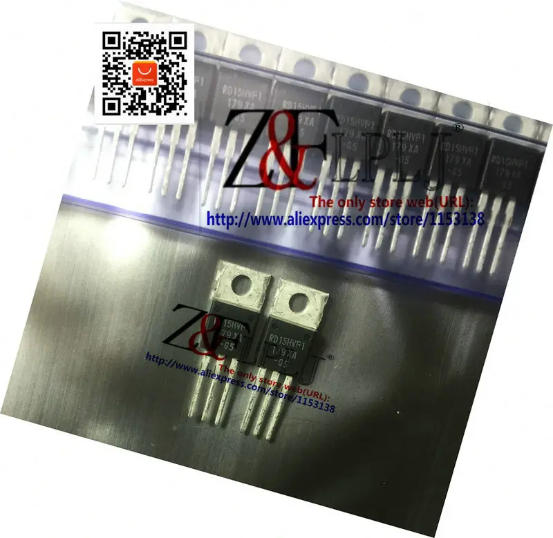 ТРАНЗИСТОР RD15HVF1 10 шт./лот силиконовый MOSFET транзистор 15 Вт 175MHz520MHz RD15 HVF1 |