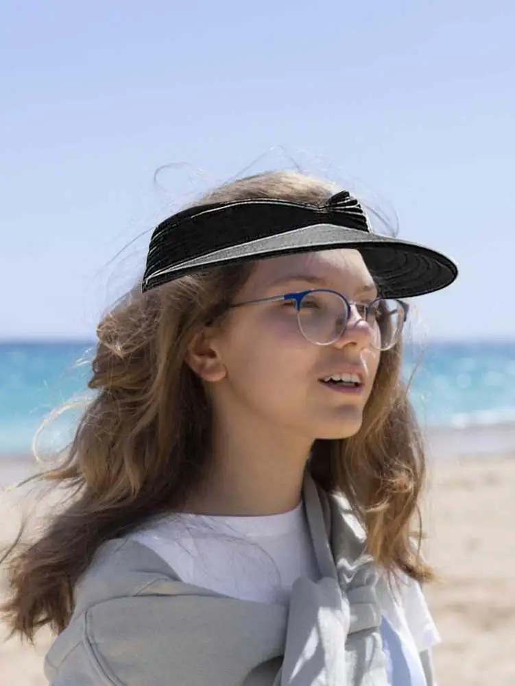 

Women Beach Sun Visor Hat Fashion Sun Hat Outdoor Casual Cap Cornice Cap UV Proof Sun Visor