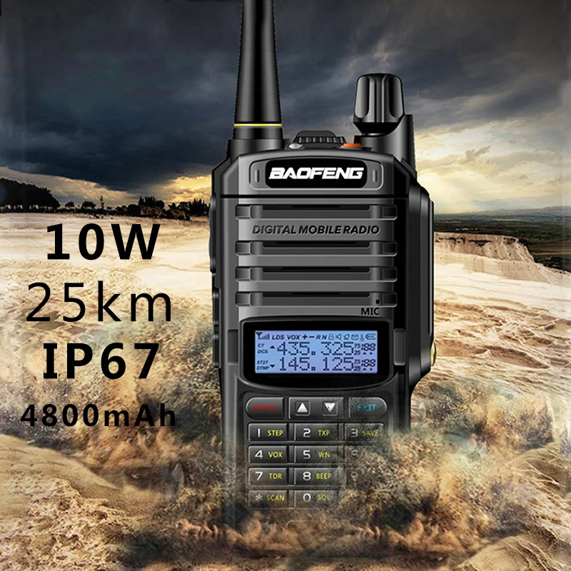 Baofeng UV-XR 10 Вт мощная портативная рация CB радио набор ручных км радиосвязь uv-9r uv9r plus