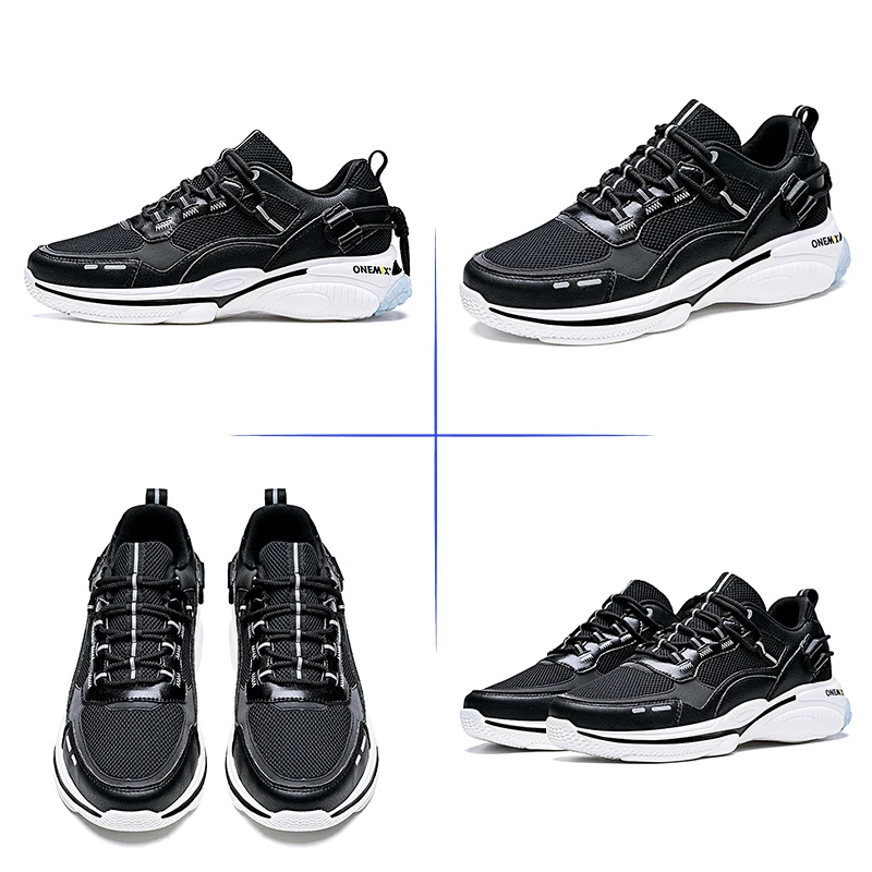 ONEMIX New 2022 Running Shoes New Arrival Running Boots Men's Height Increase Winter Boots Tactical Sneakers Fitness Trail