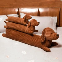 dachshund husky dog plush toy stuffed doll cartoon animal long body fox pillow cushion bedtime story christmas present 1pc
