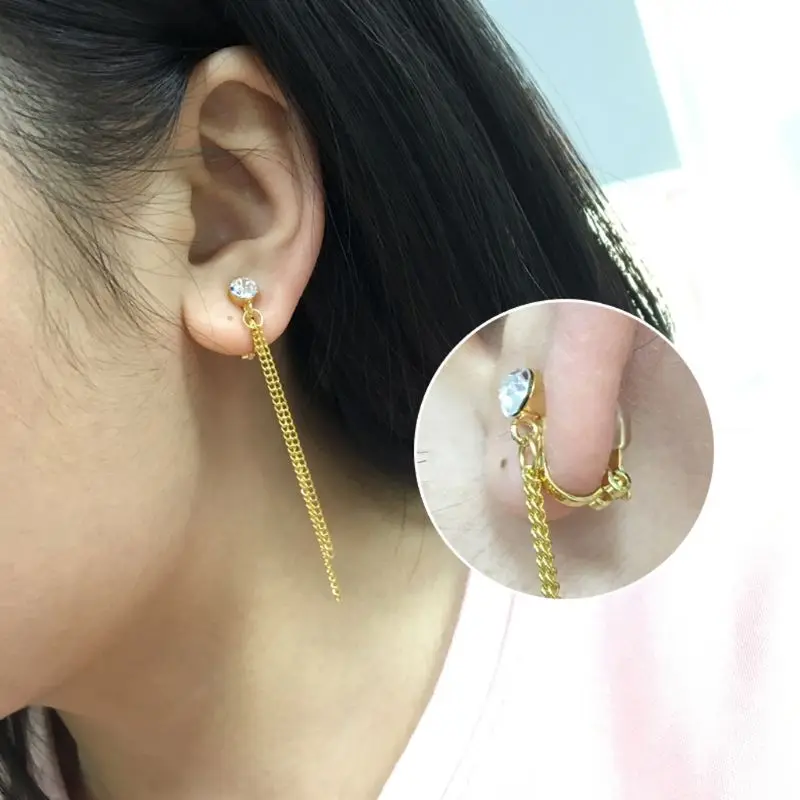 10 шт клип на серьги конвертер с простой открытой петлей без пирсинг для уха