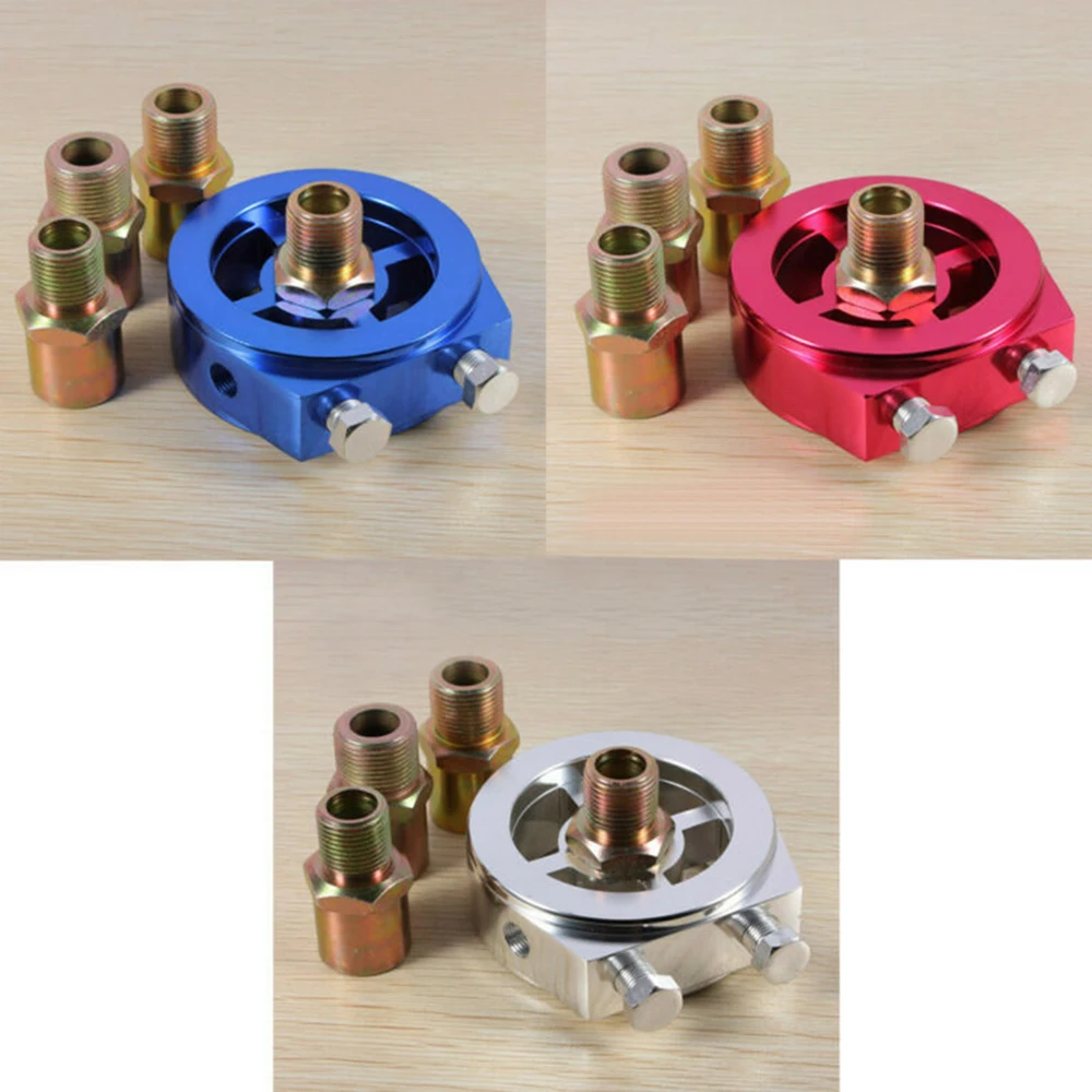 Масляный манометр фильтр Сэндвич адаптер пластина 1/8 Npt датчик температуры