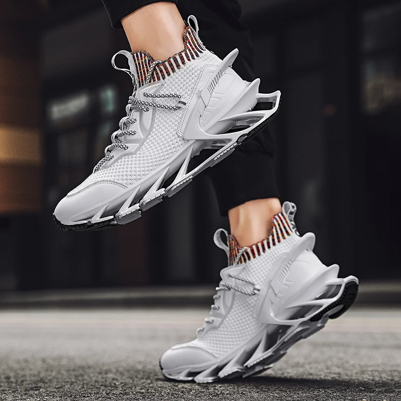 Jual Etienne Jr Sneakers Blade Musim Semi Pria Sepatu Olahraga Jaring Modis Sepatu Lari Ringan Sepatu Tali Antilembap Kasual