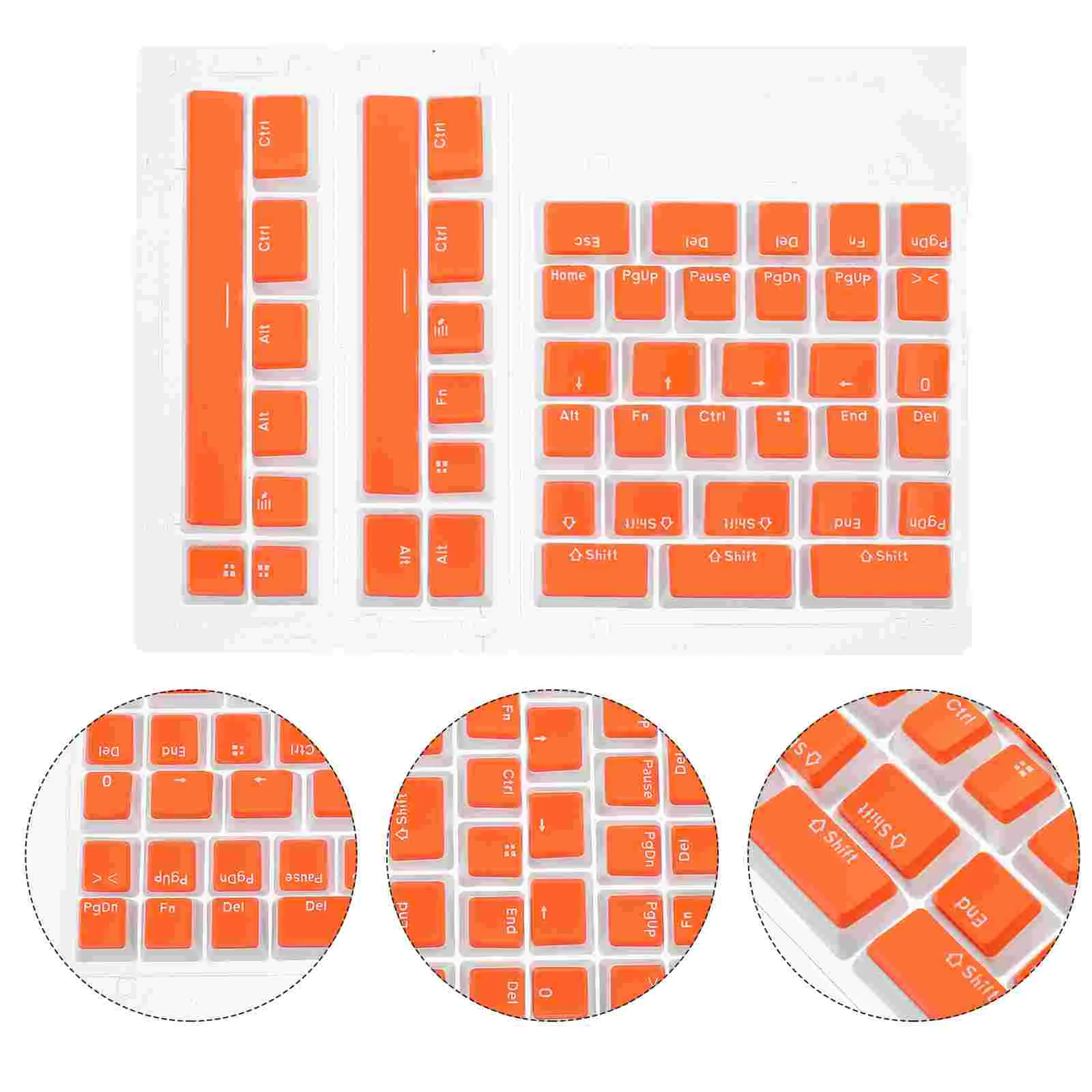 

1 Set Supplementary Key Caps Dual Color Keycap DIY Mechanical Keyboard Supply