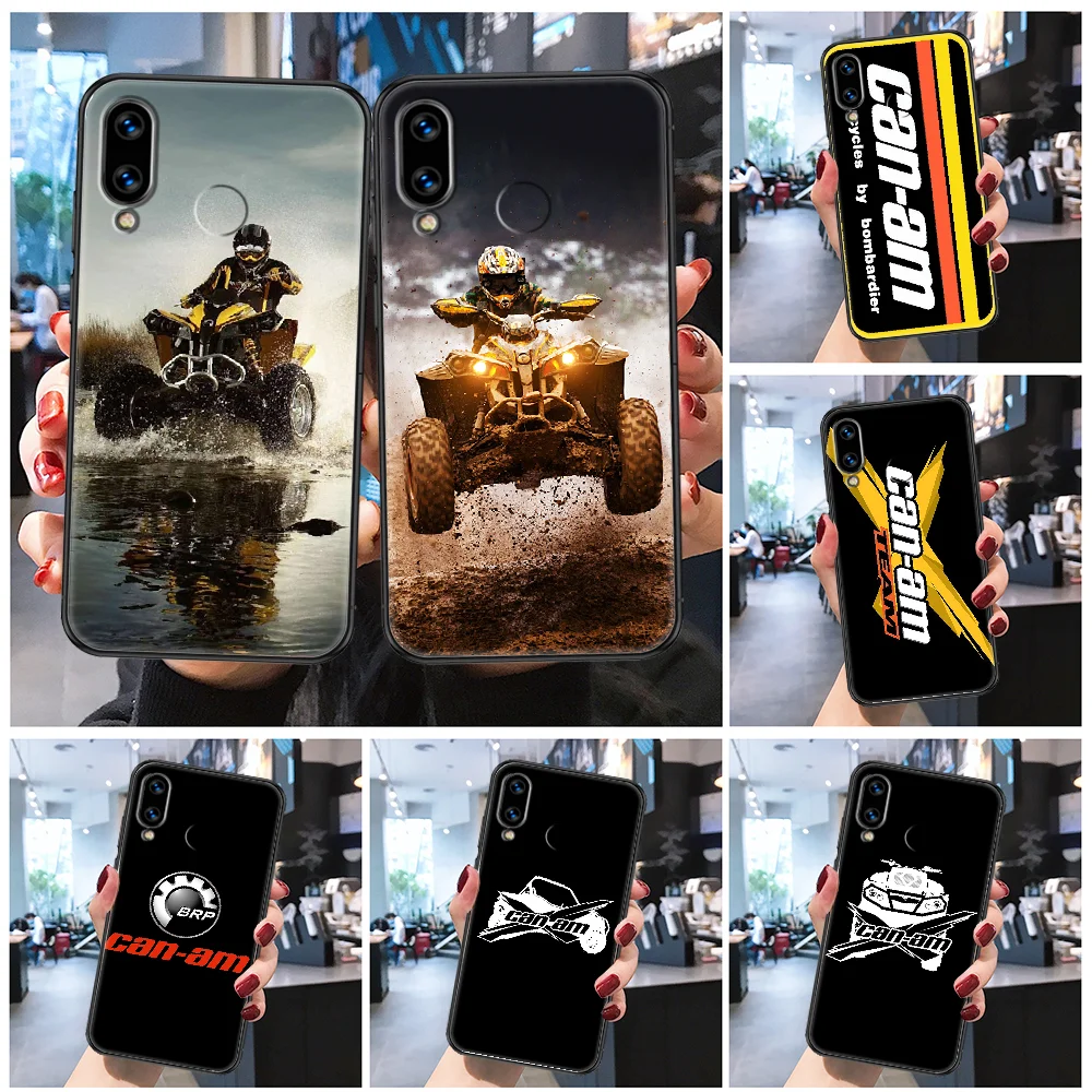 Чехол для телефона с логотипом команды Can Am для Huawei P Mate P10 P20 P30 P40 10 20 Smart Z Pro Lite 2019, матово-черный модный чехол.