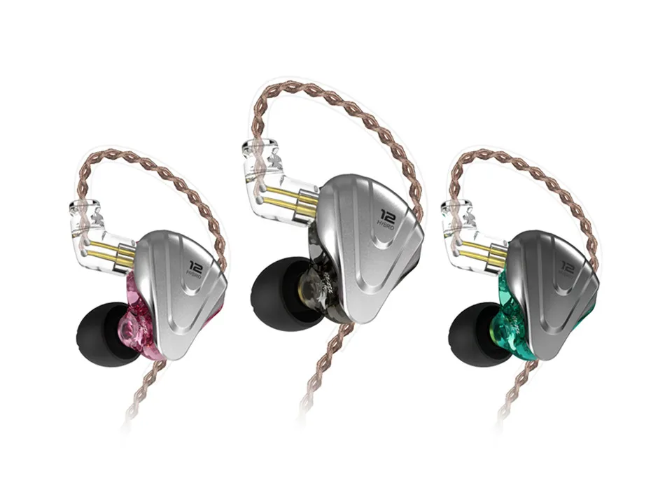 KZ ZSX Terminator 5BA + 1 динамические гибридные 12 драйверов 2Pin 0 75 мм Металлические басовые