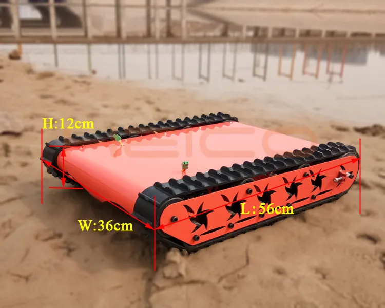15KG Load High-Power Tank Chassis Vehicle Off-road Crawler Car With Bluetooth/ Handle Wireless Control Kit for DIY RC | Игрушки и хобби