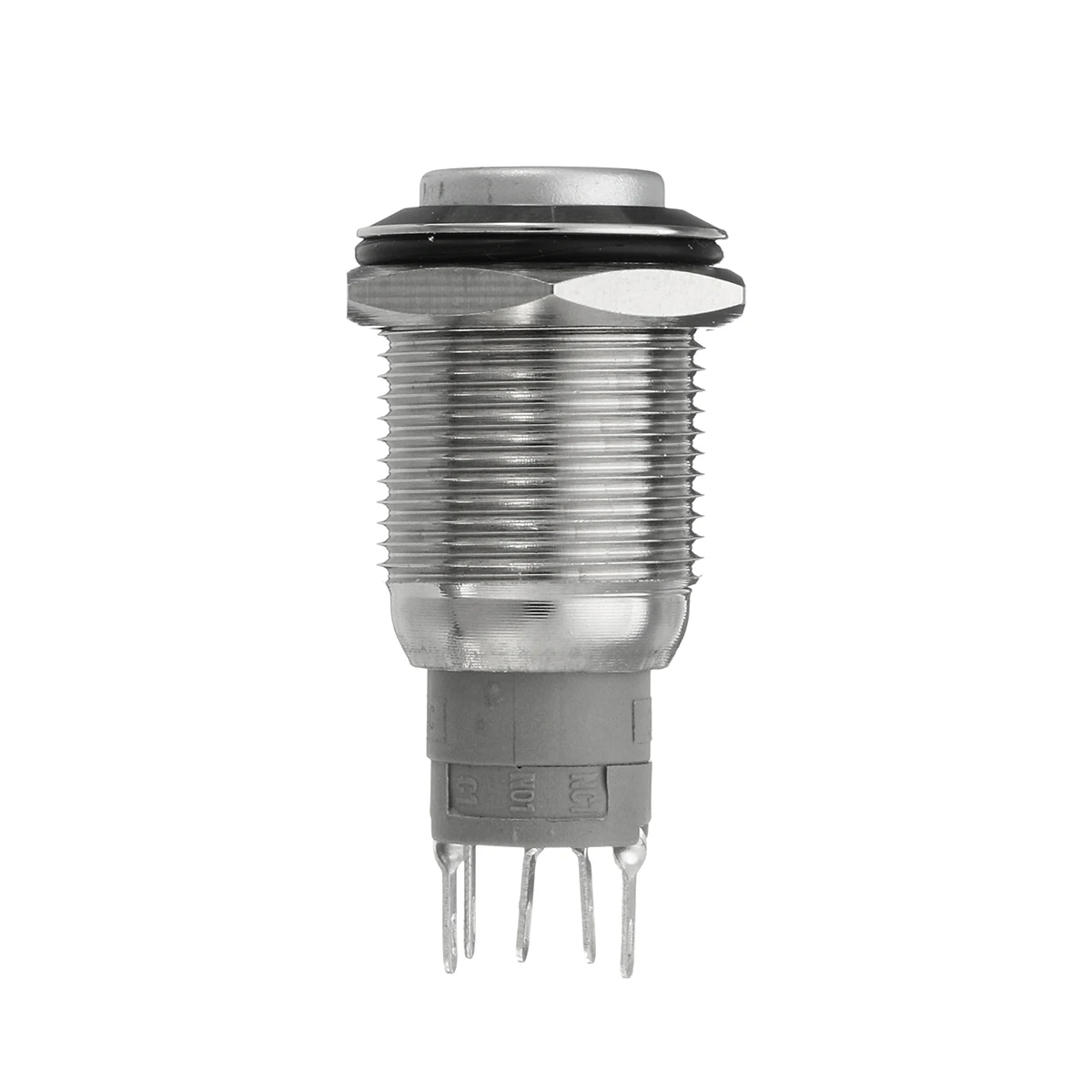 

12V 16mm LED Push Button Switch Light Bulb Indicator Latching Type Metal LED Light Push Button Switch