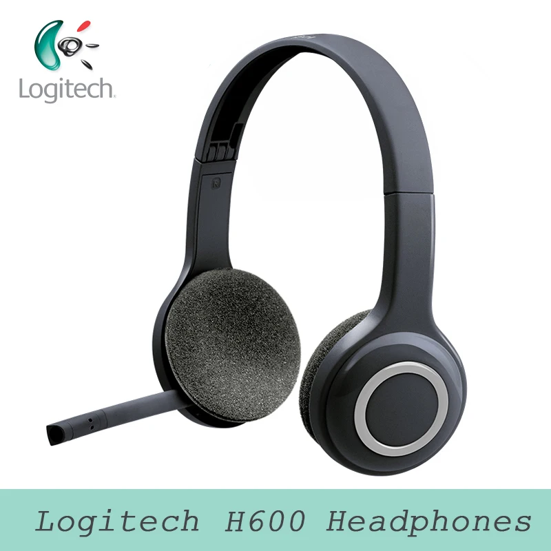 

Беспроводные наушники Logitech H600 с микрофоном, нано-USB, беспроводная гарнитура с шумоподавлением для почти платформы и операционных систем