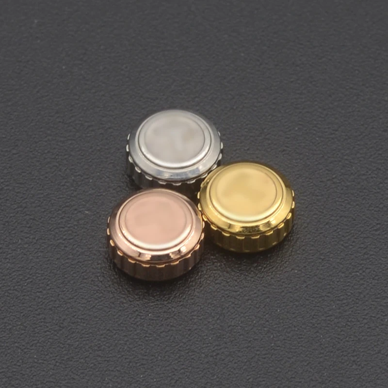 

1 PC Tissot Watch Crown Signed 'T' Mod tube Engraved fit Tissot T063 T063 T085 T086 series Watch Case Movement Repair Parts