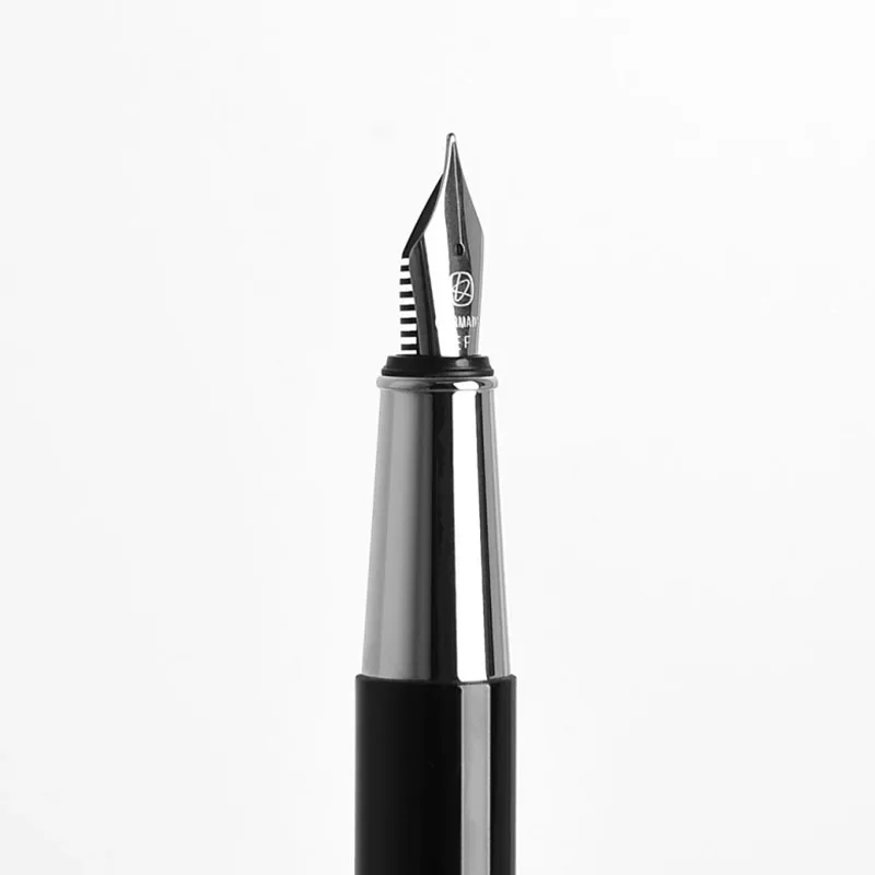 Xiaomi kaco BRIO Black/White Fountain Pen with Ink Bag Storage Box Case 0.3mm Nib Metal Inking for Writing Signing |