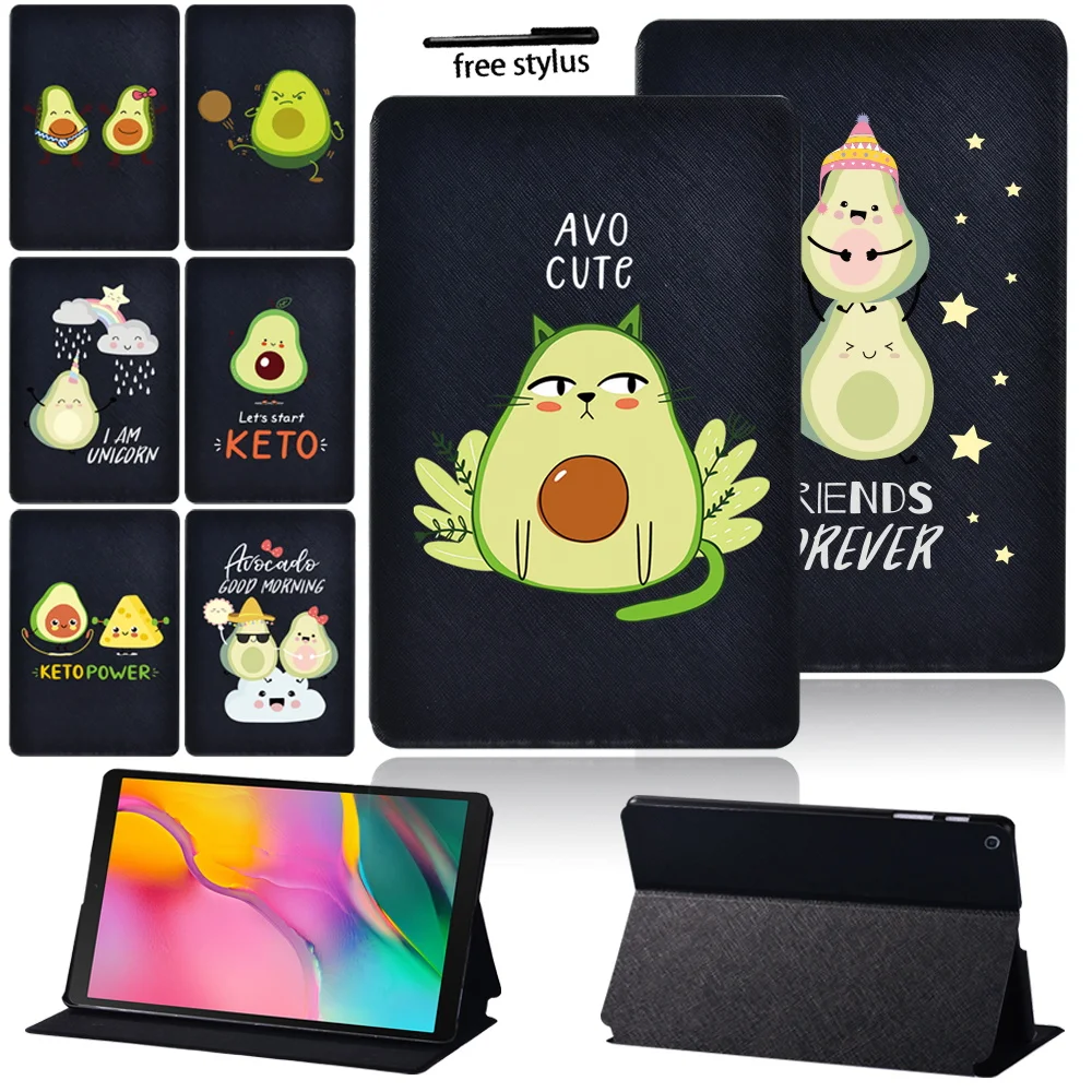 

Tablet Case for Samsung Galaxy Tab A7/Tab A A6 10.1/Tab A 10.5/Tab A 9.7/Tab S6 Lite/Tab A 8.0/S5e 10.5 Inch Cover Case + Stylus