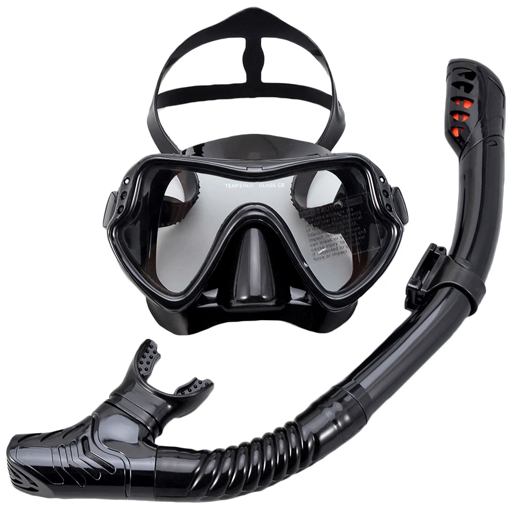 

Профессиональные маски для подводного плавания, набор для подводного плавания с силиконовой юбкой, противотуманные очки, очки, оборудовани...