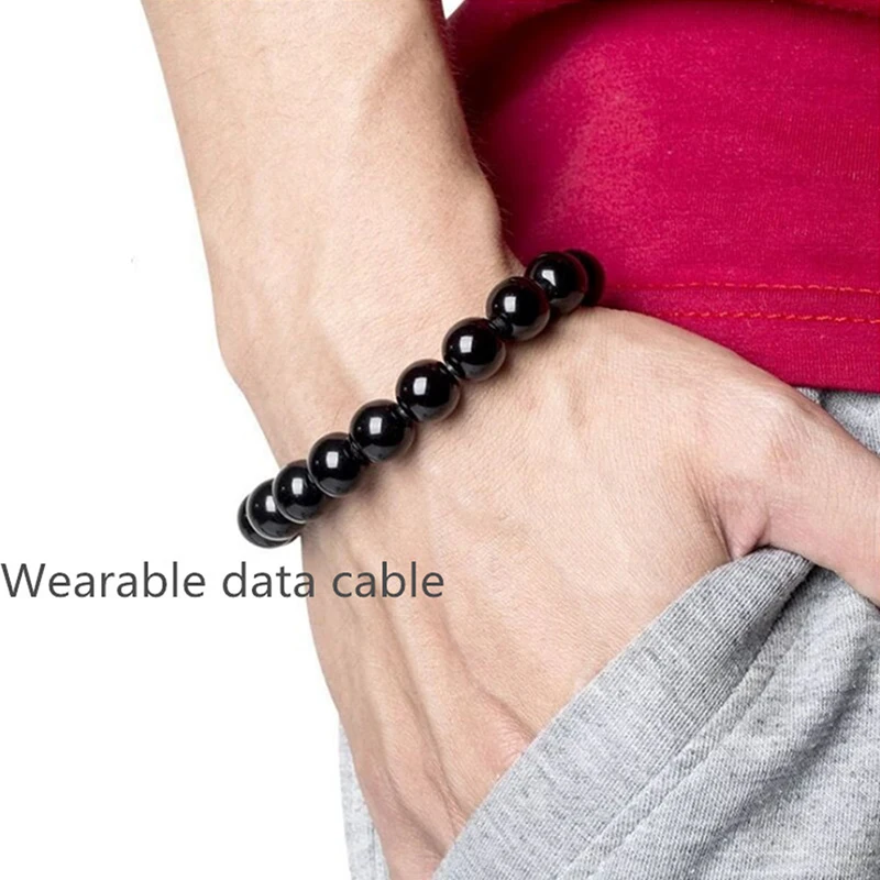 Открытый Портативный браслет данных зарядный кабель Micro USB зарядное устройство