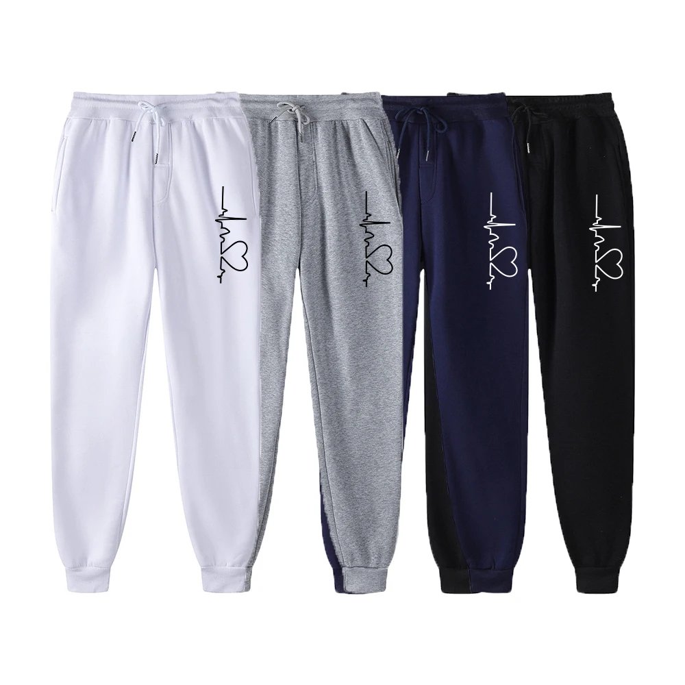 

2021 Fashion Men Casual Female Trousers Unisex Streetwear Baggy Gray Sports Joggers Wide Leg Pants Ins Retro High Waist Autumn