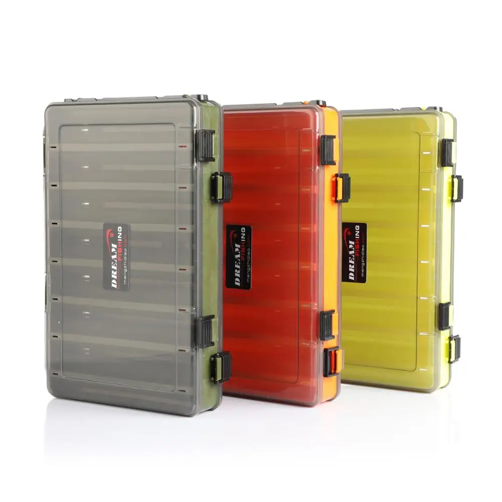 1 шт. портативный двухсторонний ящик для рыболовных снастей Многофункциональный