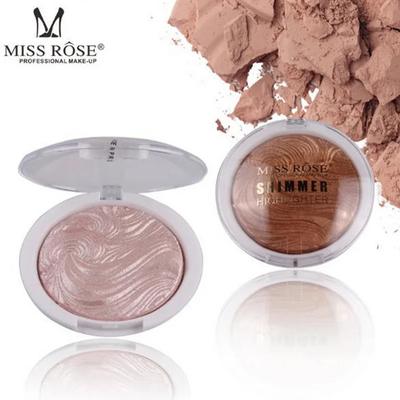 Блестящий хайлайтер мерцающая пудра палитра осветитель длительное осветление